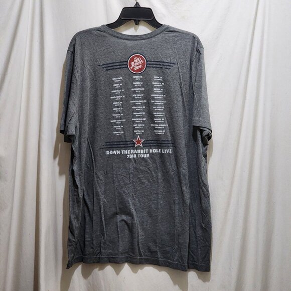 Zac Brown Band Down the Rabbit Hole 2018 Tour Gray T-Shirt XXXL Southern Ground - Picture 6 of 6